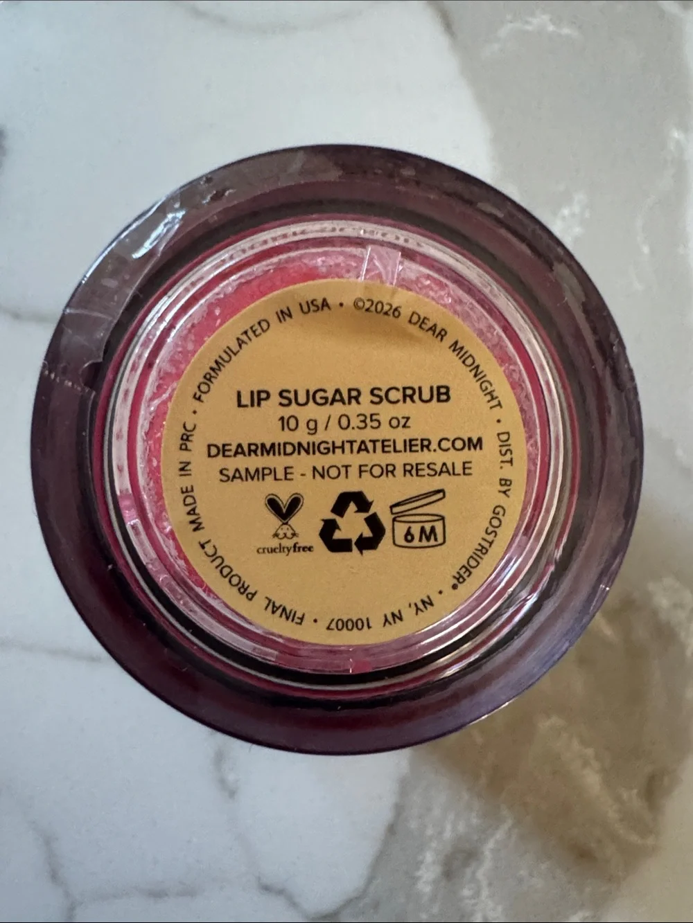 🌸5/$25🌸 Dear Midnight Atelier lip sugar scrub